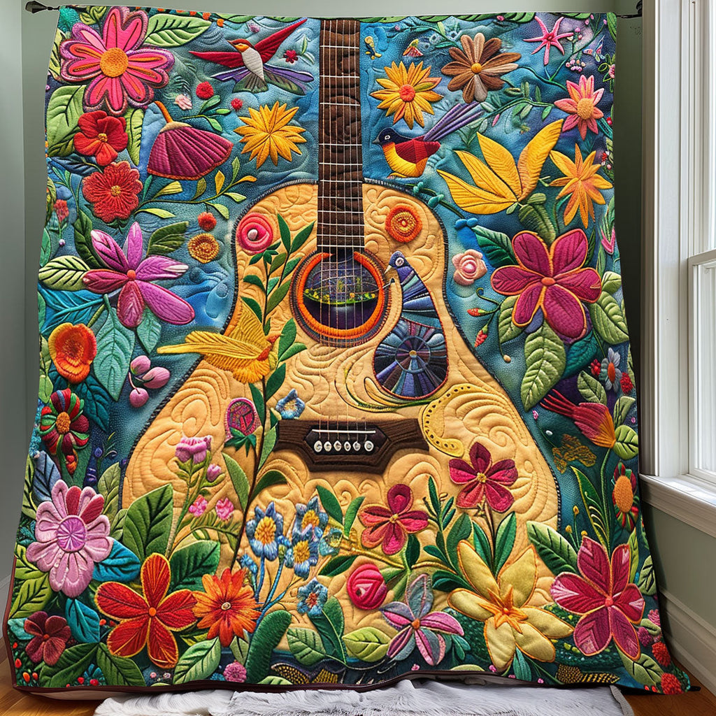 Acoustic Vibes Quilt Blanket Christmas Gift Ideas For Dad